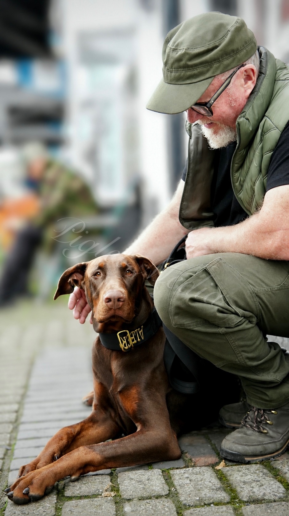 Man with Dog